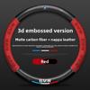 Car Anti-slip Leather Steering Wheel Cover For BMW M Power M3 M4 M5 E36 E39 E46 E60 E90 E91 F01 F10 F15 F20 F30 G05 X1 X3 X5 X7