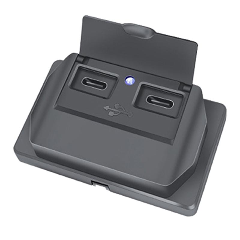 Quick Charge3.0 and PD QC3.0 RVs USB Outlet, 12V/24V Panel Mount SurfaceCar USB Port Outlet Waterproof