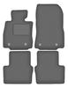 Velour Graphite Car Mats For: Mazda 2 III Hatchback (2015-)