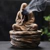 Beztvará meditace Buddhy Keramický mnich Držák na vonné tyčinky Hořák Domácí obývací pokoj Zahrada Čajovna Jógová místnost Zenová dekorace