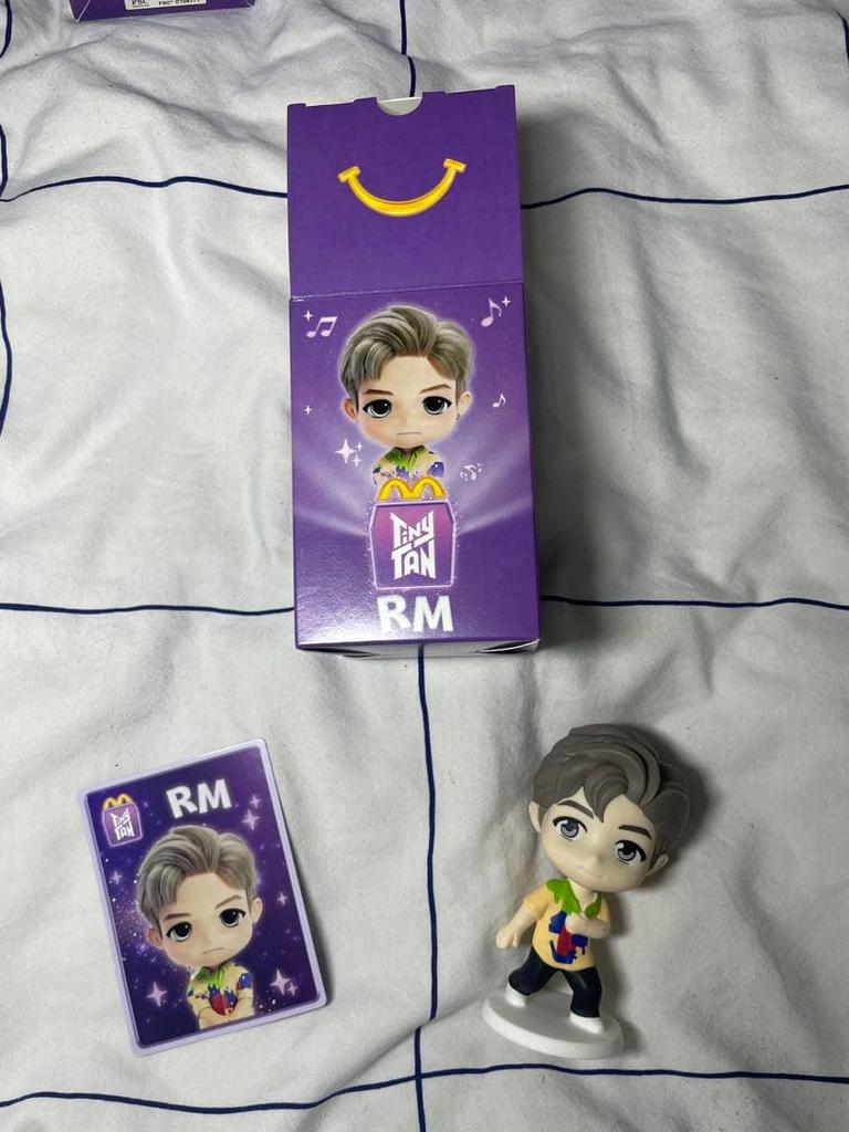 [USED] Korean McDonald's TinyTan BTS Full Members Not Available In Japan