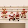 Christmas Ornament Santa Claus Tree Hanging Snowman Elk Bear Xmas Doll Decor
