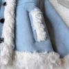 Mädchen Wintermantel im koreanischen Stil: Warmer Fleece-gefütterter Kunstpelz-Einteiler BWB022