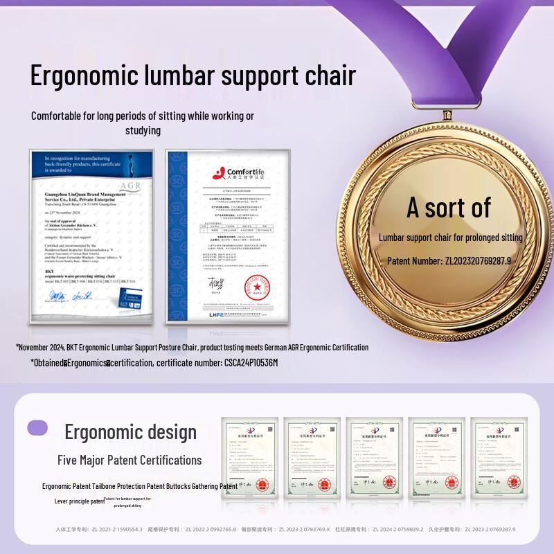 BKT Ergonomisches Lendenstütz-Sitzkissen