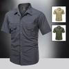 Summer Men's Quick-drying Short-sleeved Shirt Polo Shirts Outdoor Loose Tactical Breathable Leisure Mountaineering Fishing T-shirt