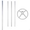 Balloon Column Kit Display Accessories Base for Engagement Celebration Anniversary Day Supplies