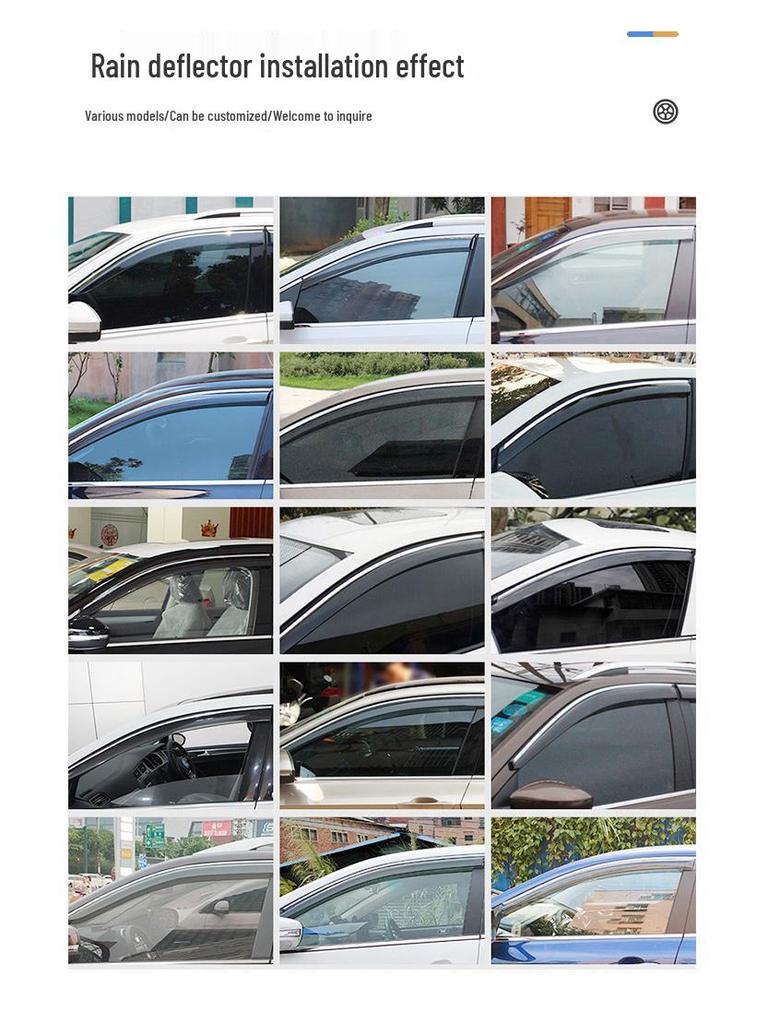 MONTERO 98-02 Acrylic Rain Guards - Car Window Visors & Deflectors