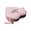 Vivienne Westwood Saturn Logo Zip Closure Leather Wristlet Clutch Women clutch Pink 53030023L0038G401