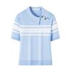 Navigare Women's Striped Knit Polo Shirt