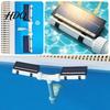Waterproof Solar Fountain Pool Fountain Swimming with Multi-Color LED Lights Dual-Head Adjustable Spray Powered Remote Control Timer Auto