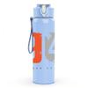 1PC 94 Urban Style Number Print 750ml Color Plastic Sports Water Bottle Leakproof Flip Straw Lid Suitable for Sports Office Home Use