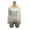 Women's Spring New U Neck Long Sleeve Lace Slim Top