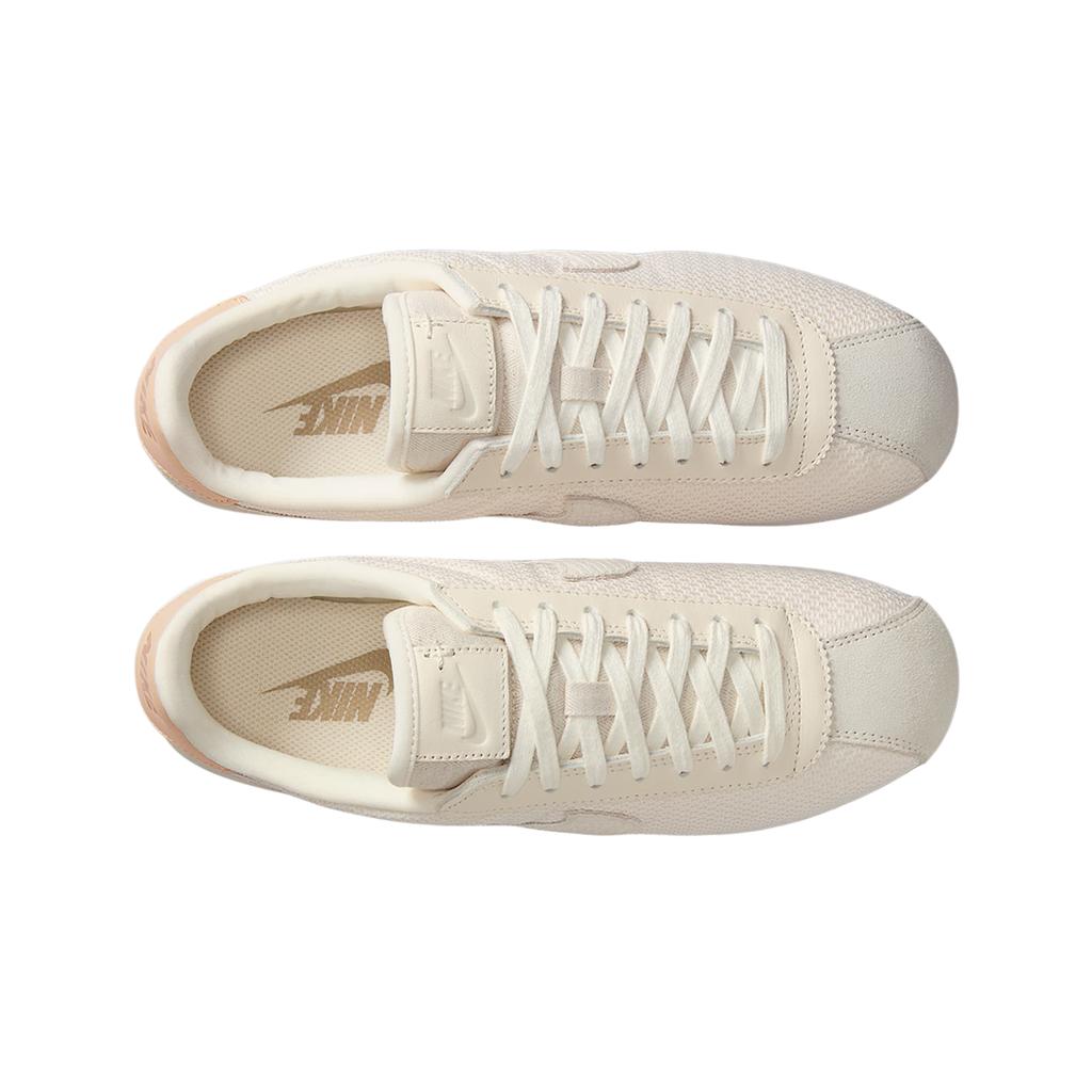 Nike Cortez Μαργαριταρένιο Λευκό Διχτυωτά Γυναικεία Αθλητικά Παπούτσια Κρεμ Απαλό-Ελεφαντοστού Vachetta-Tan IB8879-211