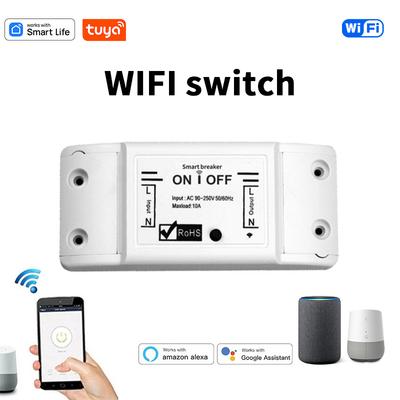 Wifi Switch Diy Mini Smart Home Switch Relay Module Smart Life App Wireless Voice Remote Control Timer Switch