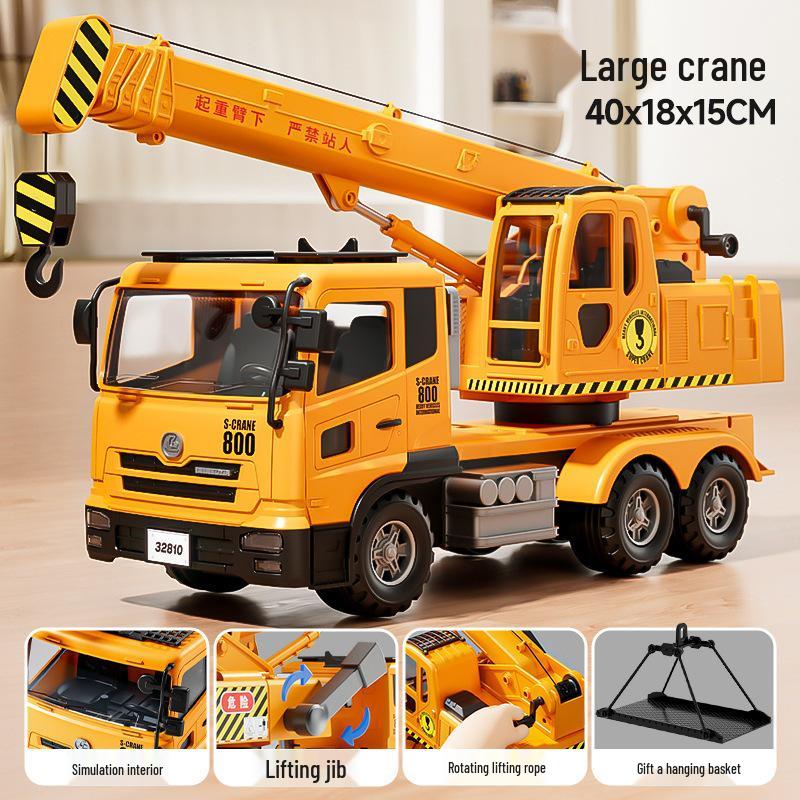 Lili Large Tower Crane Construction Vehicle Educational Toy for Boys