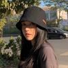 Fisherman Hat Female Spring and Summer Outing Round Face Suitable for Basin  Fashion Big Head Circumference Sun