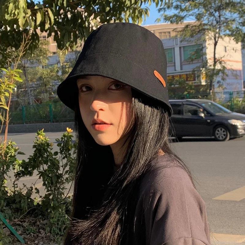Fisherman Hat Female Spring and Summer Outing Round Face Suitable for Basin  Fashion Big Head Circumference Sun