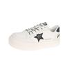 Korean Version of Polished Platform Star White Shoes Women's 2025 New Retro Ins Versatile Lightweight Casual Sports Shoes
