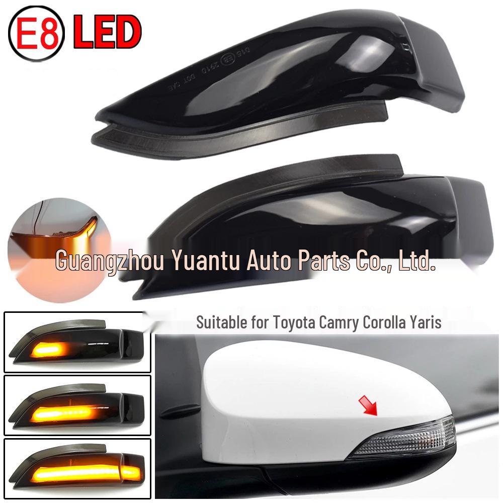 Sequential Turn Signal Rearview Mirror Indicator for Toyota Camry, CHR, Corolla, Yaris Cars
