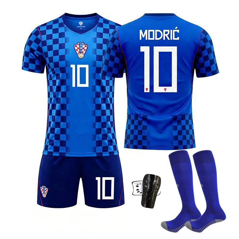 World Cup Croatia Away Jersey No. 10, Football Jersey Set, Men'S