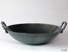 Manyo Wok, Black, 1.2 x 36 cm, Made in Japan, Iron, Hammered, Two-Handed, EX00241