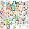 50 Leaves Small Fresh Decorative Card Art Painting Poster Background Wall Decoration Message Card