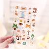 JIAMEI Slow Life Series Kawaii Ins Cartoon Small Pattern Die Cutting Stickers DIY Diary Scrapbook Aesthetic Stationery Stickers