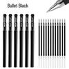 Student 0.5mm Black Gel Pen - Office Stationery Signing Pen