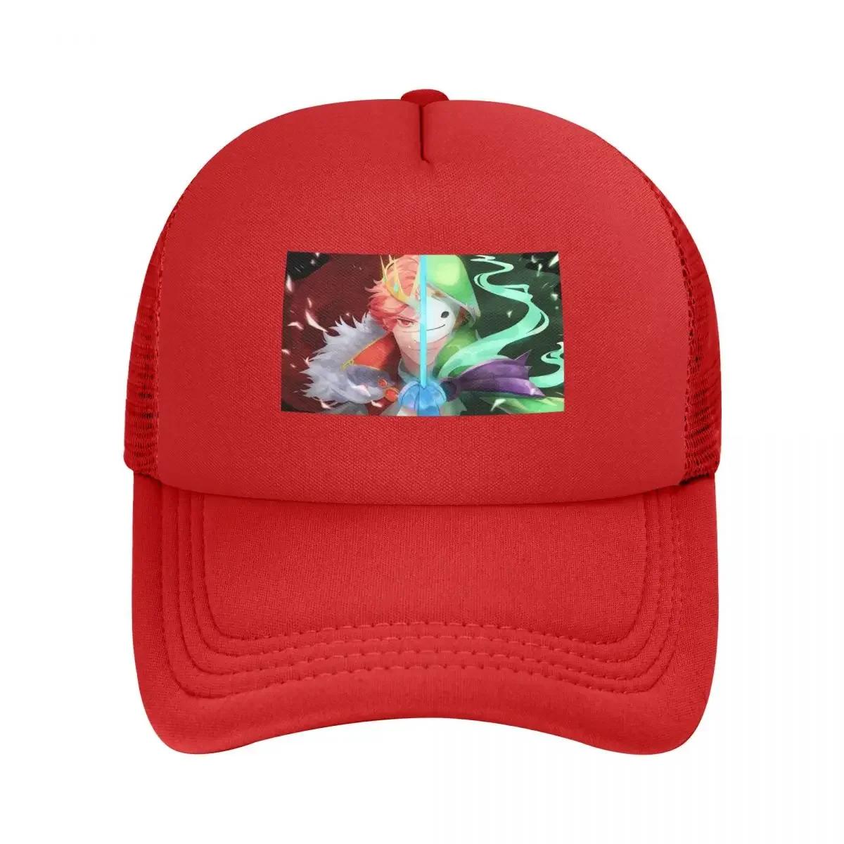 Technoblade Vs Dream Duel Mesh Baseball Caps Snapback Fashion Baseball Hats Breathable Casual Casquette Outdoor Unisex One Size