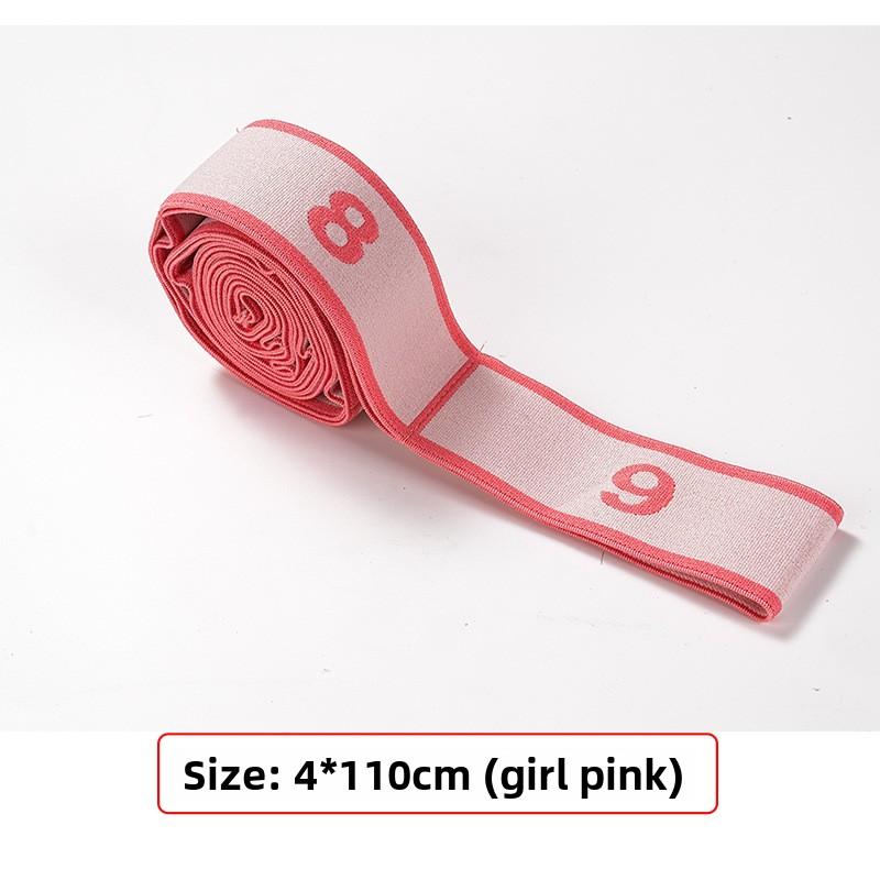 

Ленты для танцевальной растяжки для латиноамериканских танцев, балета, йоги, пилатеса и гимнастики Ленты сопротивления для гибкости, растяжки и упражнений 110cm розовый