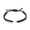 50pcs Multicolor Adjustable Braided Nylon Twisted Cord Bracelet Making Chinese Knot Bangle DIY Jewelry Findings 1¬1.55cm Long