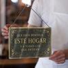 Moge God Dit Huis Zegenen Spaans Vintage Metalen Muurbord Religieuze Christelijke Zegen Muurdecoratie voor Huis Keuken Entree Kerk
