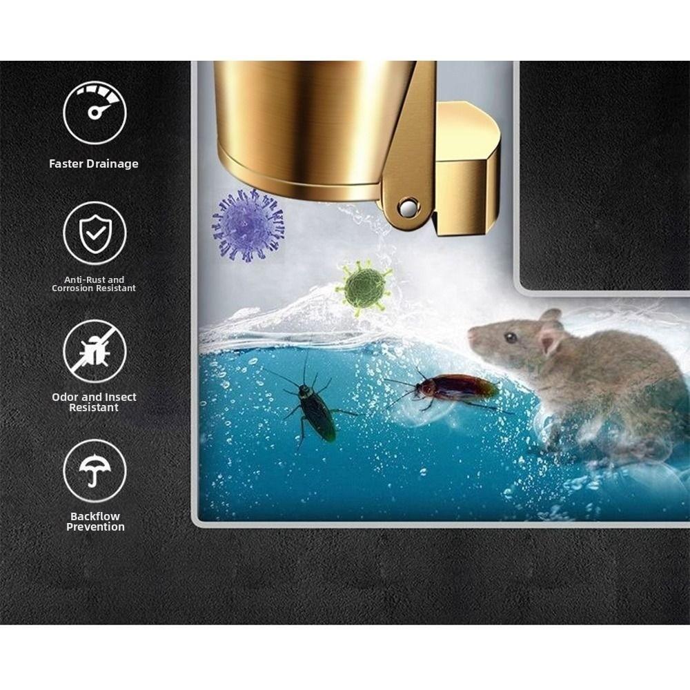 Anti-Odor Drain Valve Cover Dual Use Shower Trap Filter Bathroom Drain Plug  Shower Room