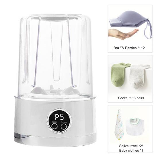 Mini-Waschmaschine Tragbare Kleiderwaschmaschine für Unterwäsche Socken Schnellreinigungs-Waschmaschine für Apartment Wohnheim Hotel Reisen Camping