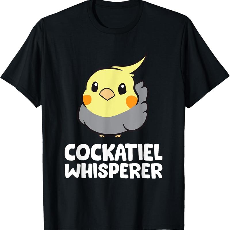 Cockatiel Whisperer Funny T Shirt S разноцветный