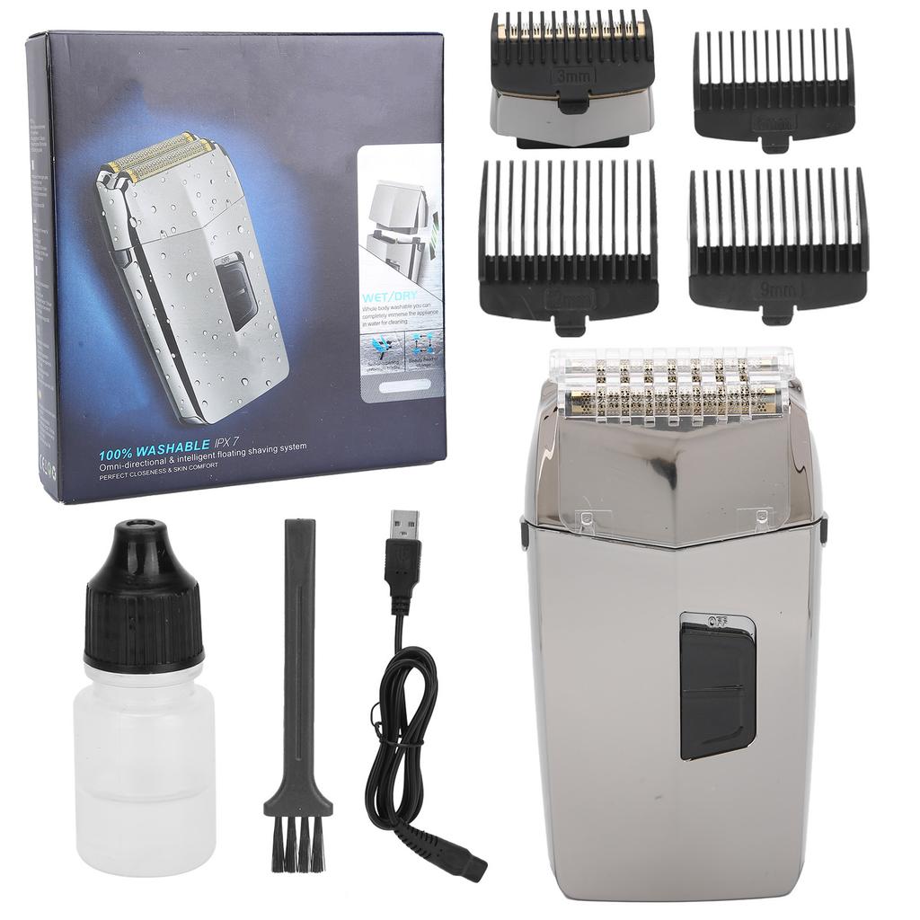 USB Charging Multi Functional Men Reciprocating Foil Shaver Electric Razor Hair Clipper