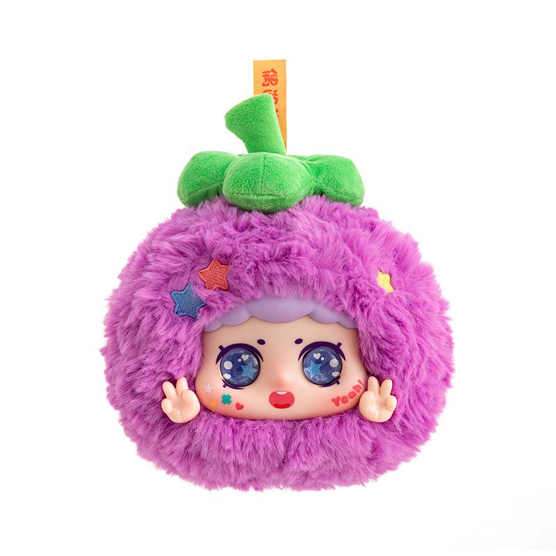 Cross-border Plush Toy Figurines: Throw Pillow & Cloth Doll Gift Set with Cute Fruit Design Blind Boxes