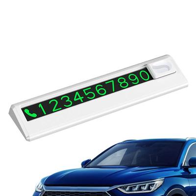 Mini  Luminous Car Styling Temporary Stop Parking Card Sticker Automobile Phone Telephone Number Card License Plate Accessories