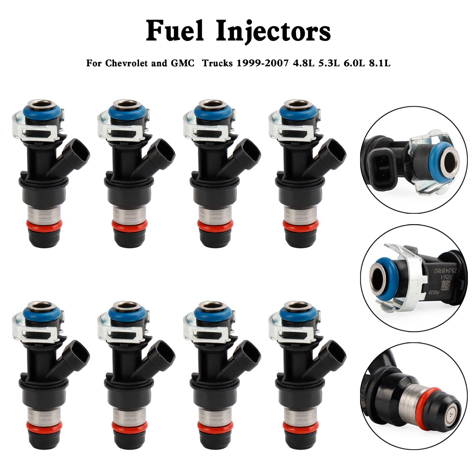 

8 ШТ 25348180 Топливные форсунки 881693002 RA087006 Для Chevy MerCruiser Volvo Penta