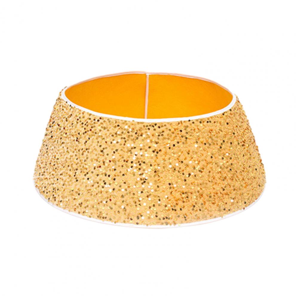 

Юбка для рождественской елки, альтернативный воротник для рождественской елки, блестки, рождественская юбка, базовый воротник, комплект, праздничный праздник для новых золотистый