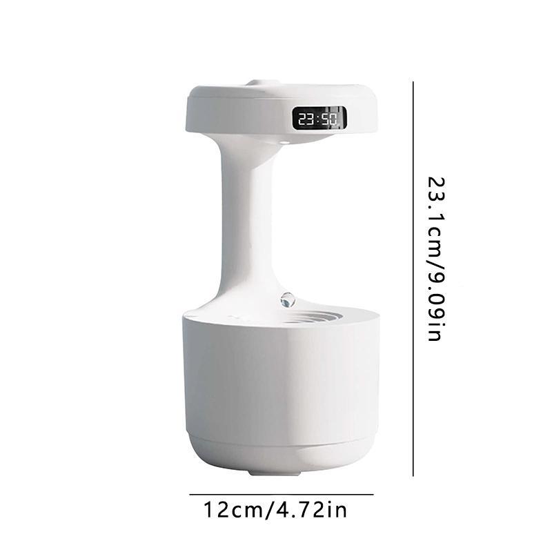 800ML Air Humidifier (1 Piece), USB Powered  Diffuser with LED Display & Shutdown Protection, Flavored Air Diffuser, Air Humidif