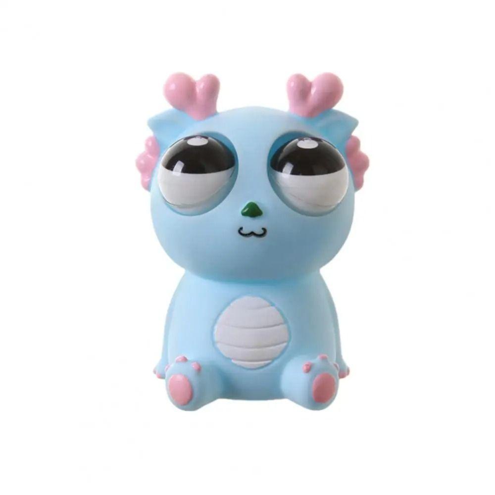 Funny Eyeball Burst Grass Worm Pinch Toy Big Eyeball Squeeze Toy Eye Popping Worm Stress Relief