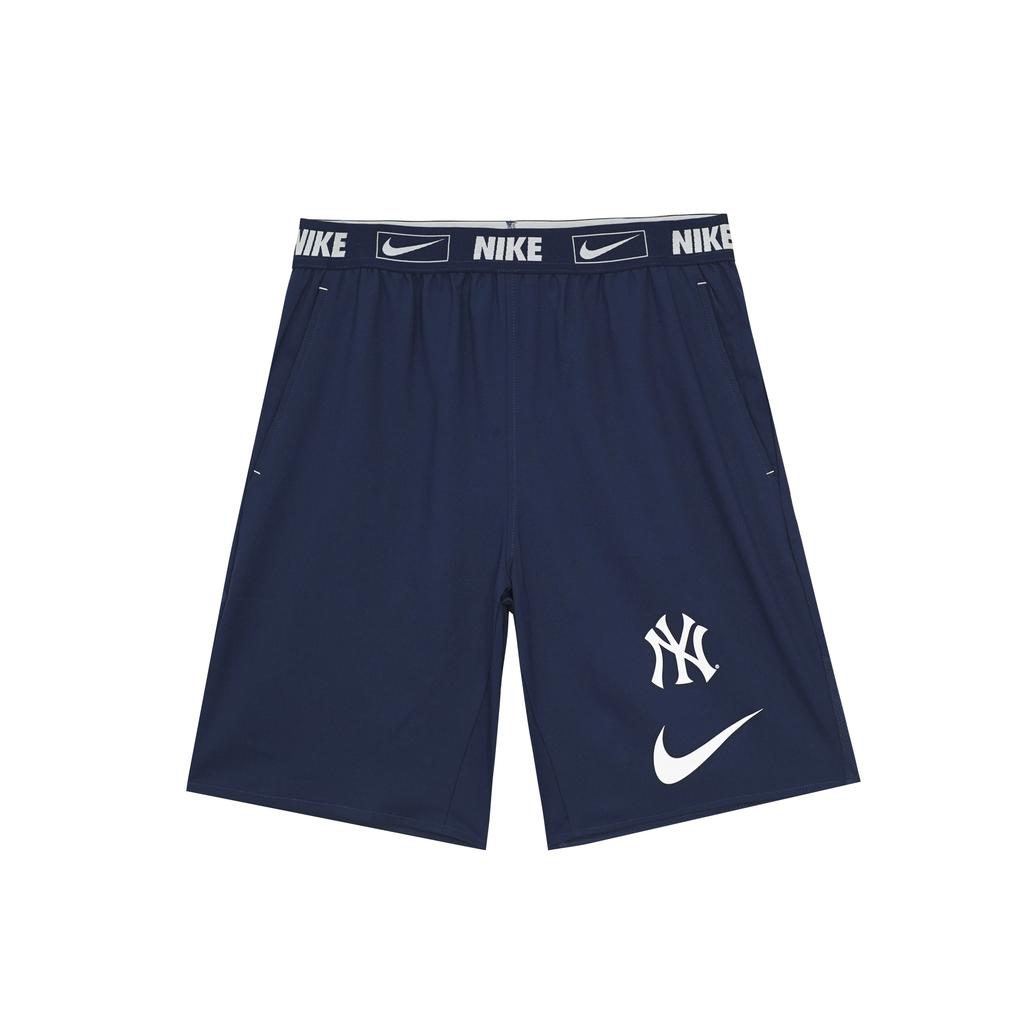 Nike X MLB Collaboration Letter Logo Breathable Sports Shorts Kids shorts Navy-Blue 3Z3B7SBHF-NYY