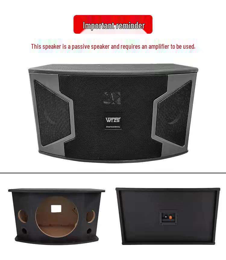 Home Audio KTV 3-Way Speaker Cabinet: 8, 10, 12 Inch Wooden Dance/Meeting