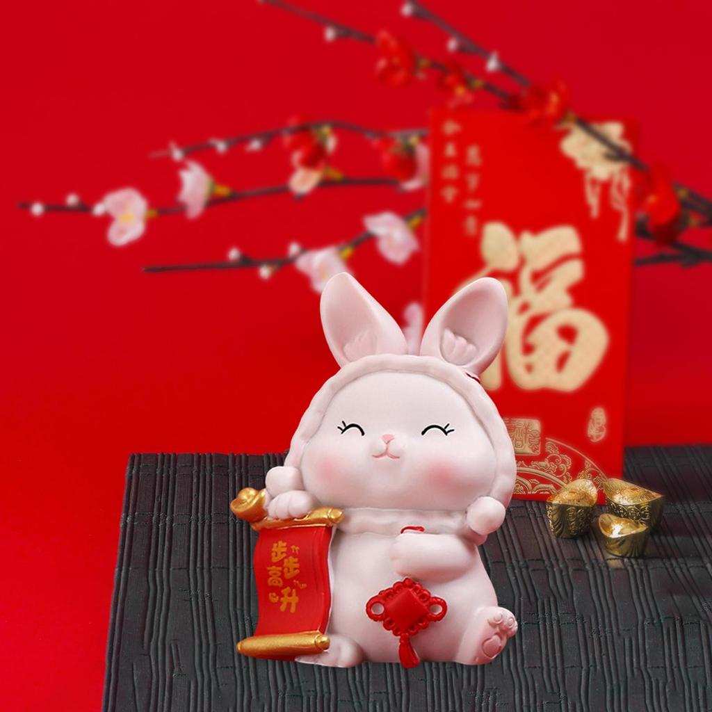 Bunny Figurine Set for Home Decor and Gift Giving