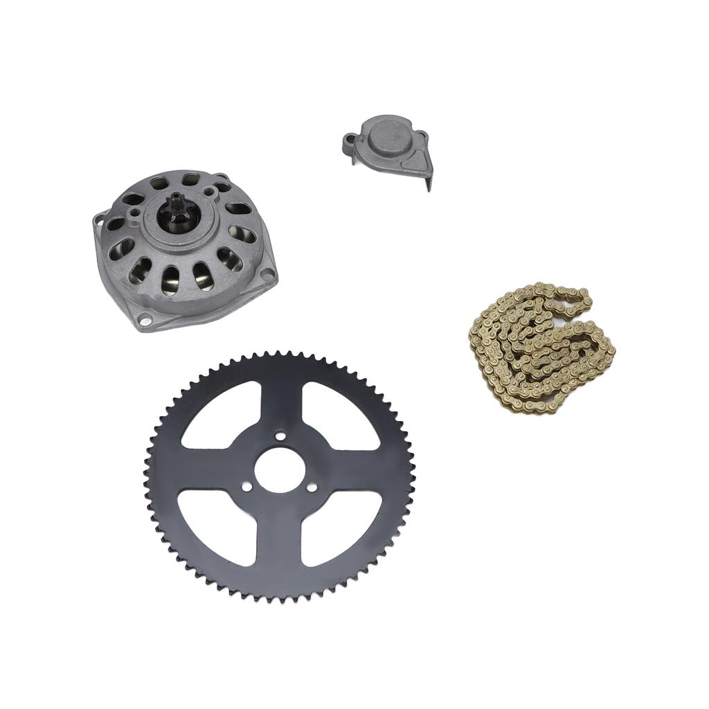 6T Clutch Drum Gear Box 68T Rear Chain Sprocket 25H Chain for 2 Stroke 47cc 49cc Minimoto Pocket