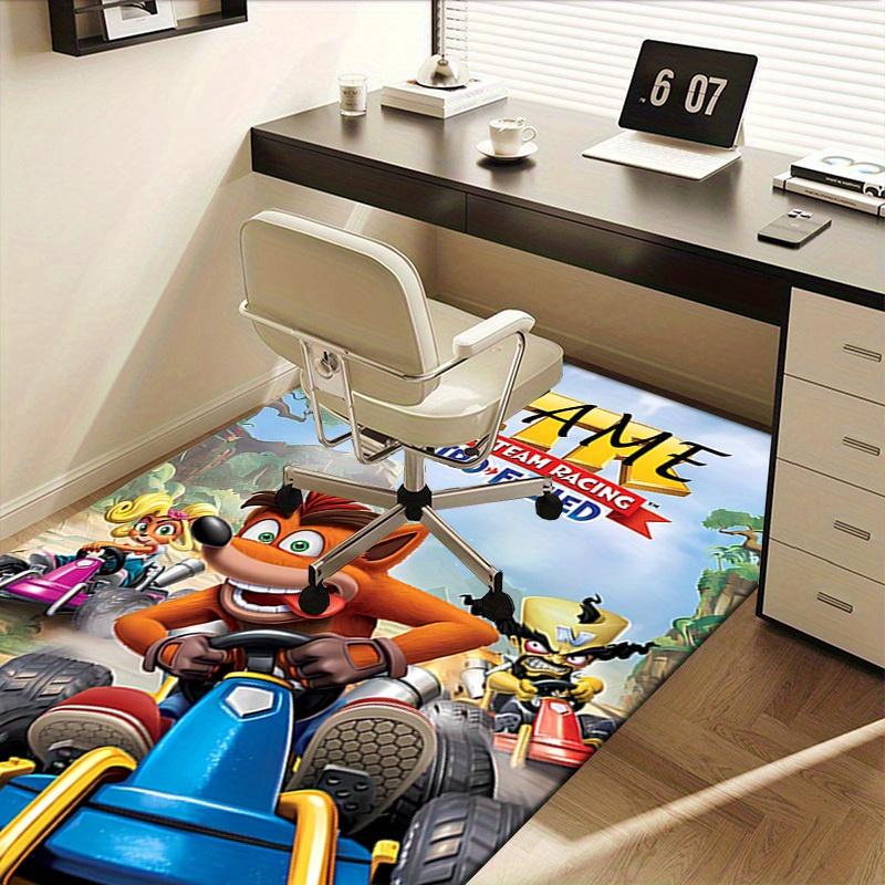 Poster Crash Team Racing Office Carpet Soft Polyester Entrance Carpet Washable Non Slip Machine Wash