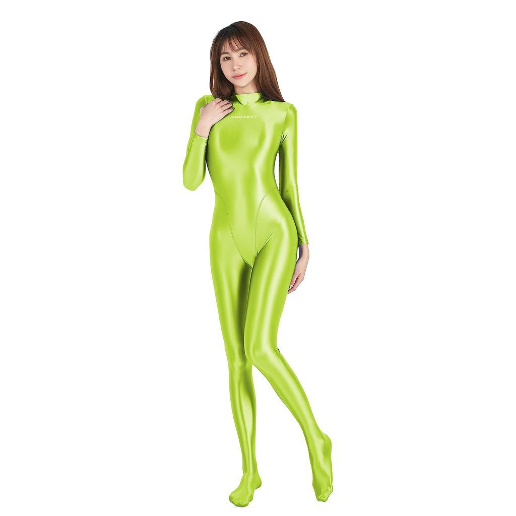 AMORESY Sexy Cosplay Full Body Super Costume Tight-Fitting Swimsuit, Type, Ultra-Glossy Full-Body Tights, Leggings, Stockings, Elastic, Stretchy,