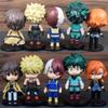 5pcs Q Version Anime My Hero Academia Figure Midoriya Izuku Bakugou Katsuki Todoroki Shoto Pvc Action Figure Collectible Toys