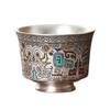 Chaxun Ceramic Silver-Gilt Kung Fu Tea Cup